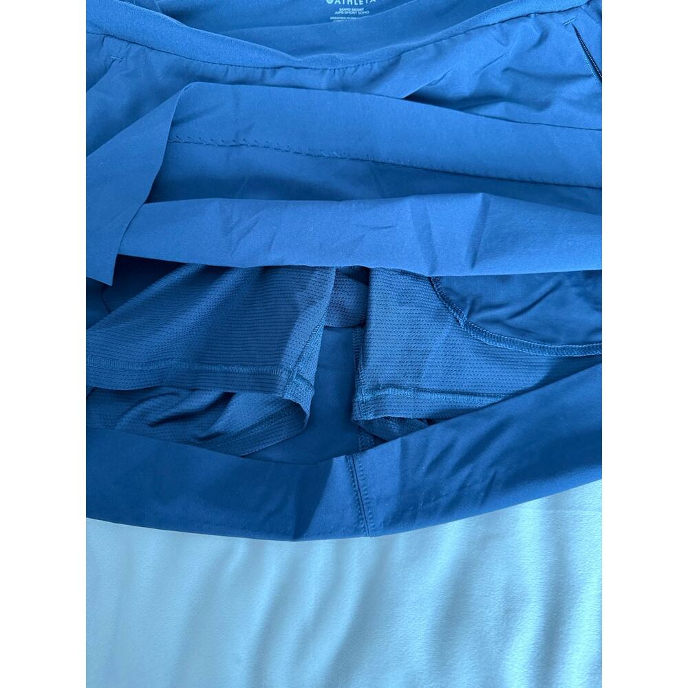 Athleta Dark Blue Soho Skort Athletic Pockets Size 12 - Picture 7 of 9